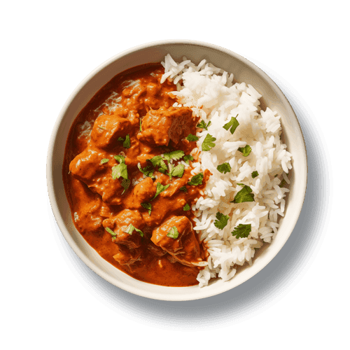 Indian Meals macro photo