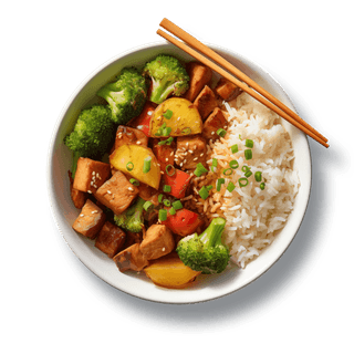 Stirfry macro photo