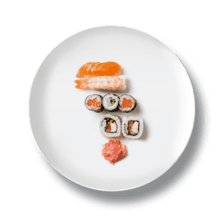 Sushi macro photo