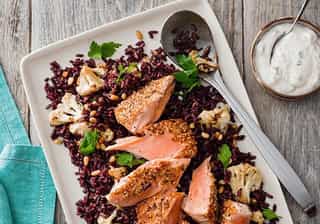 Photo of Dukkah Salmon & Rice