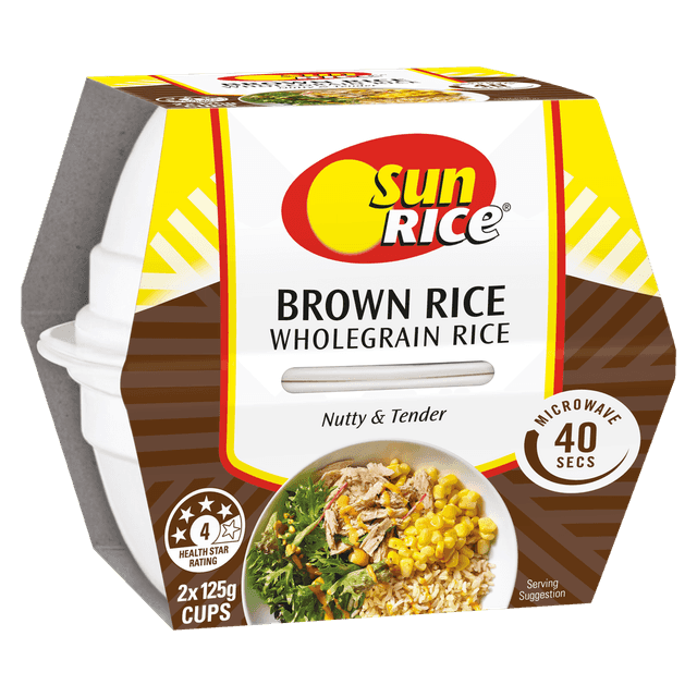 SunRice Microwave Brown Rice Cups image