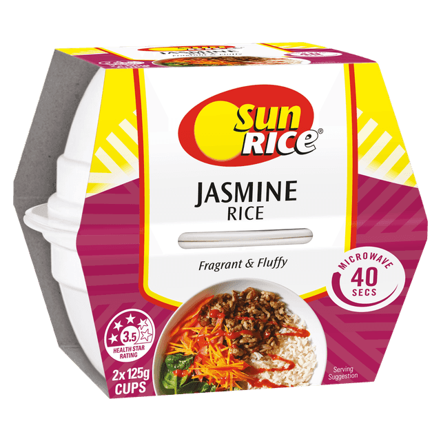 SunRice Microwave Jasmine Rice Cups image