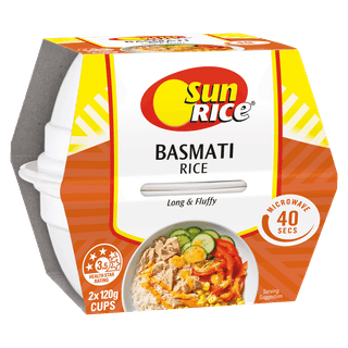 SunRice Microwave Basmati Rice Cups
