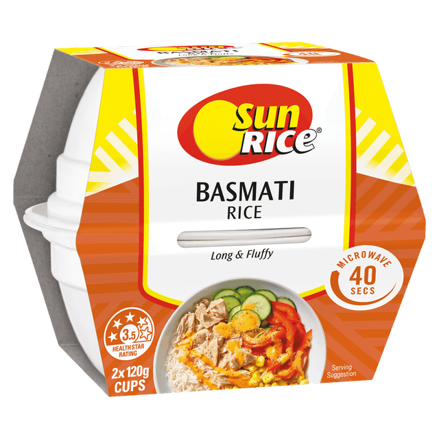 SunRice Microwave Basmati Rice Cups image