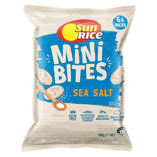 Mini Bites Sea Salt - 6x18g