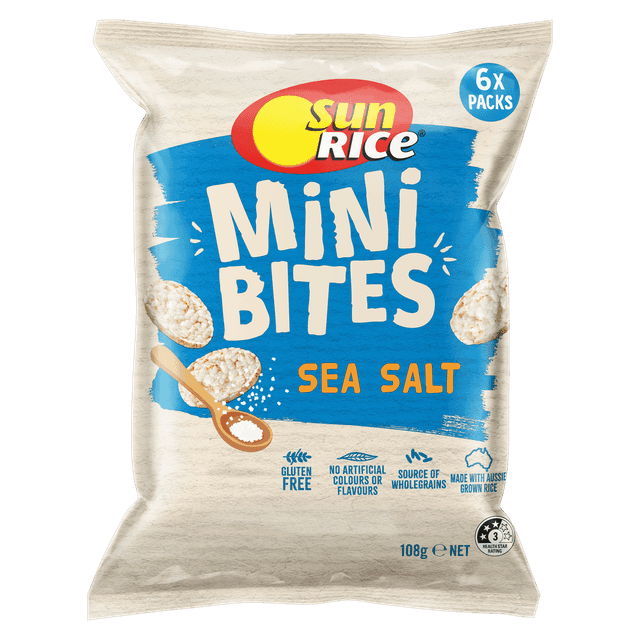 Mini Bites Sea Salt - 6x18g image