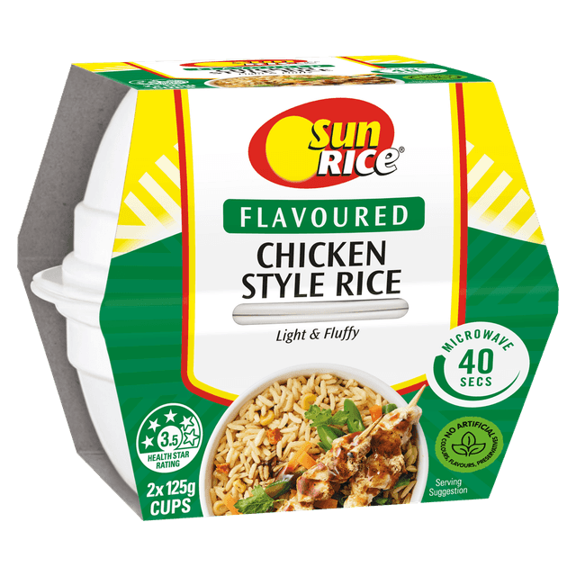 SunRice Microwave Chicken Style Rice Cups image