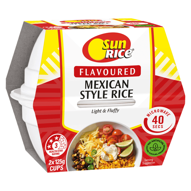 SunRice Microwave Mexican Style Rice Cups image