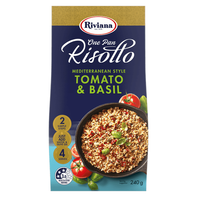 Riviana One Pan Risotto Mediterranean Style image