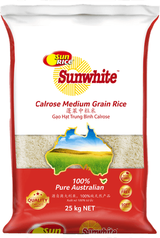 Sunwhite Medium Grain Rice