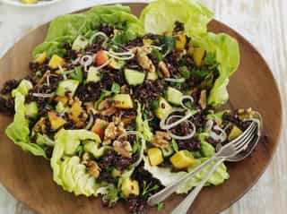Photo of Walnut, Cucumber & Peach Salad