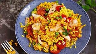 Photo of Chorizo, Chicken & Prawn Paella