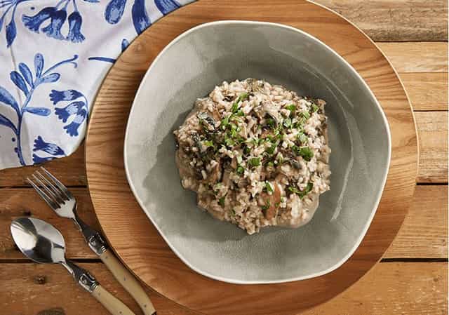 Photo of Swiss Brown Mushroom Risotto