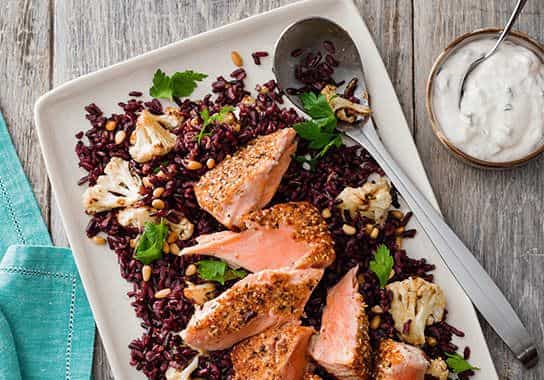 Photo of Dukkah Salmon & Rice