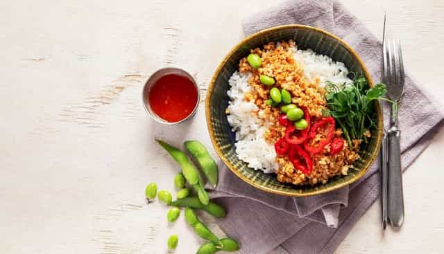 New toppings macro photo