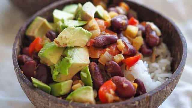 Photo of Puerto Rican inspired rice and beans