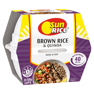SunRice Microwave Brown Rice & Quinoa Cups