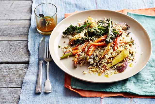 Photo of Basmati & Kale with Roasted Vegetables