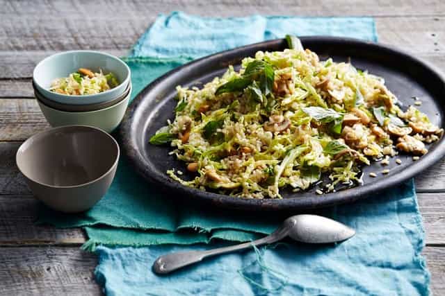 Photo of Brown Rice, Mushroom & Cabbage Salad