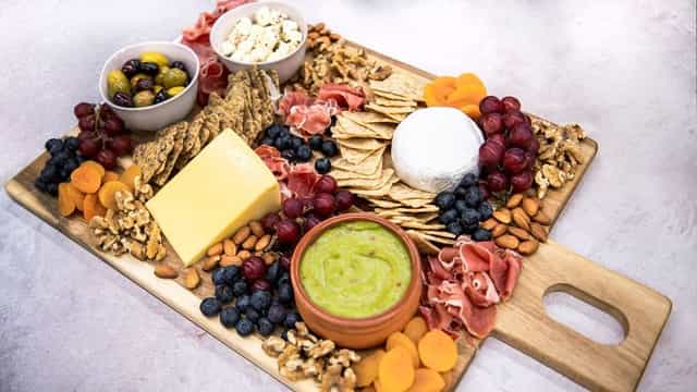 Photo of Easy Cheese Board with Brown Rice Chips