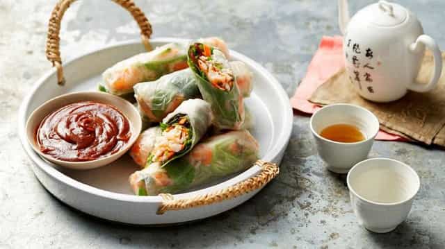 Photo of Easy Rice Paper Rolls with Jasmine Rice
