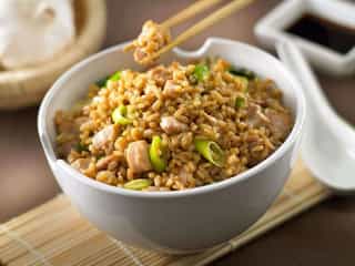 Photo of Ginger Chicken Stir Fry with Brown Rice
