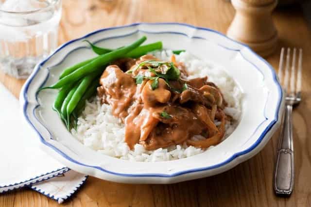 Photo of Healthy Beef Stroganoff