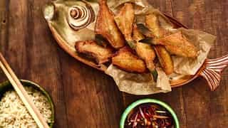 Photo of Poh’s Crispy Leather Jackets with Eschalot & Chilli Relish