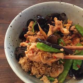 Photo of Poh's Oyster Mushroom & Snowpea Stir Fry