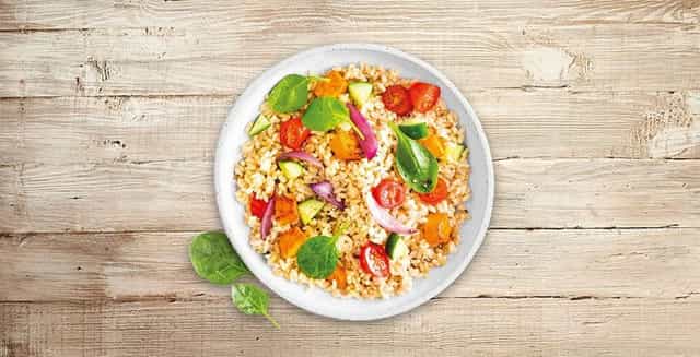 Photo of Brown Rice Salad with Roast Vegetables