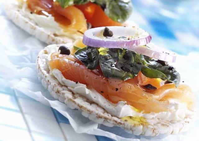 Photo of Salmon Rice Cakes